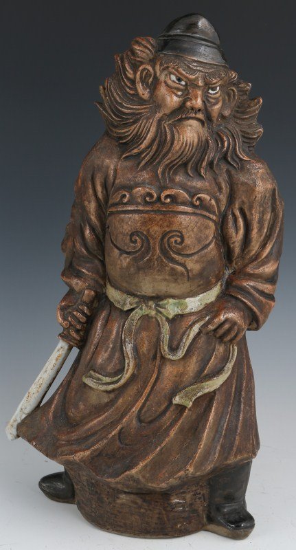 JAPANESE CERAMIC SAMURAI FIGURE