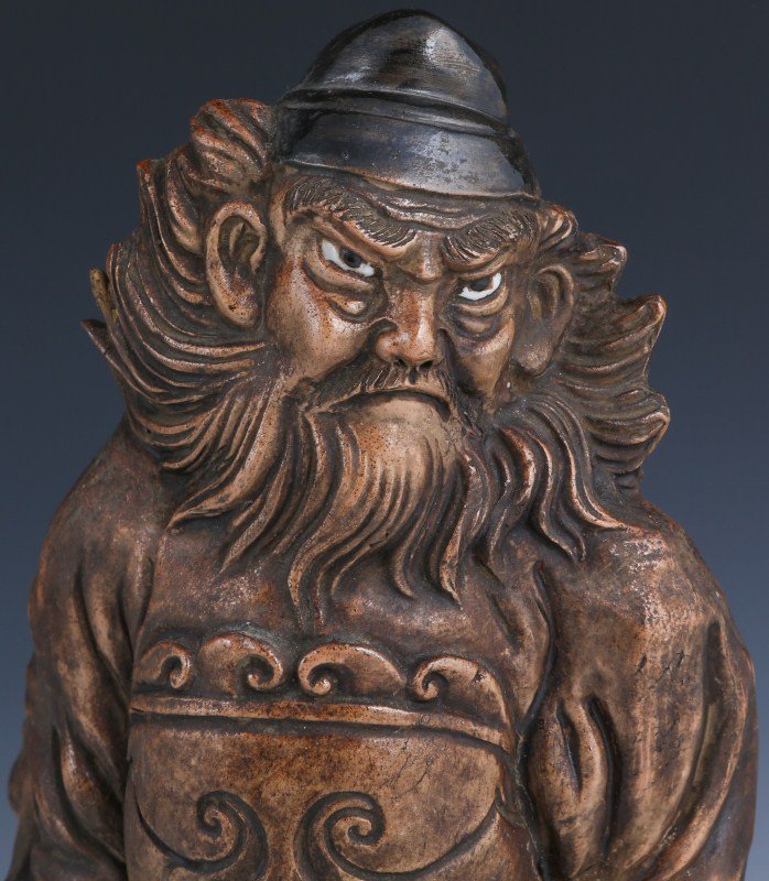 JAPANESE CERAMIC SAMURAI FIGURE - 2