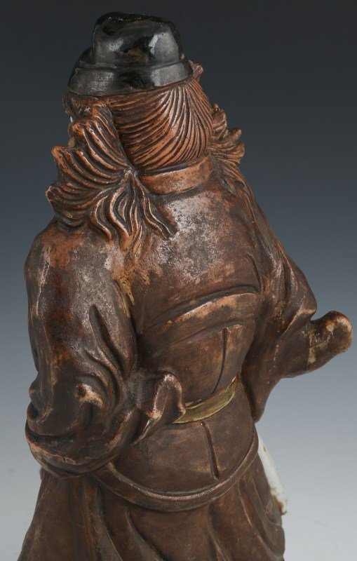JAPANESE CERAMIC SAMURAI FIGURE - 3