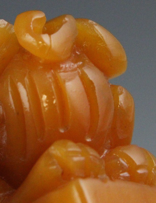 CHINESE TIANHUANG CARVED STONE DRAGON SEAL - 5