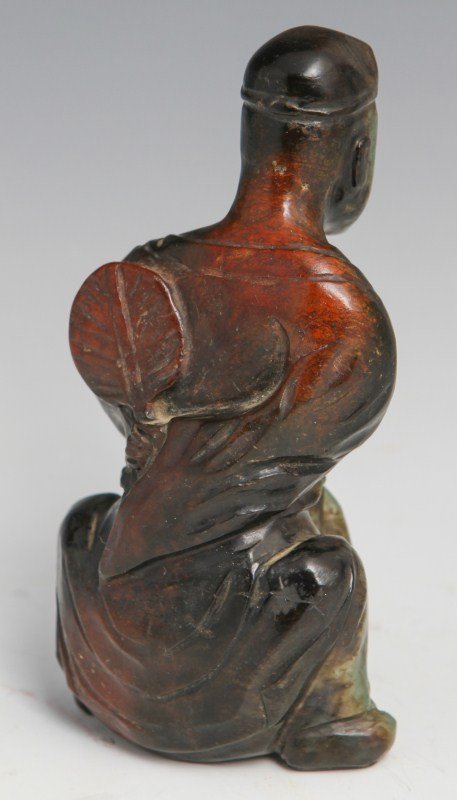 CARVED CHINESE JADE FIGURE HAN XIANG ZI - 2