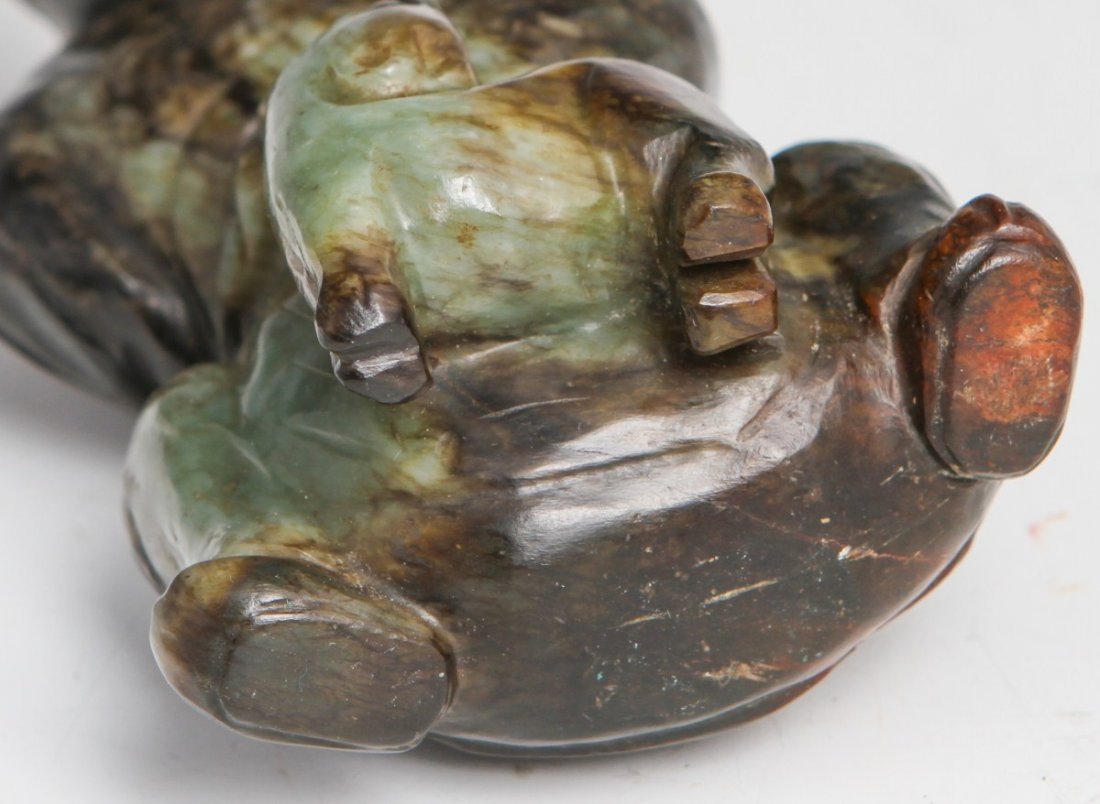 CARVED CHINESE JADE FIGURE HAN XIANG ZI - 3