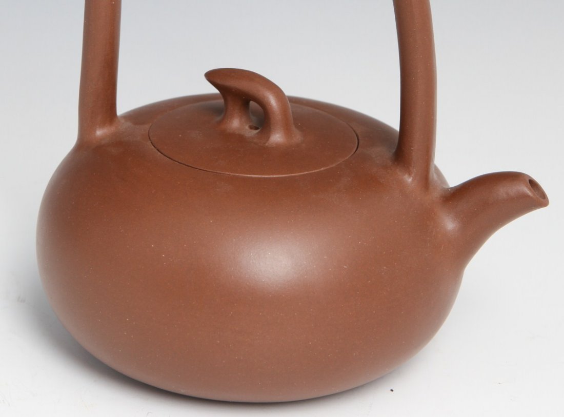 CHINESE YIXING TEA POT WITH SEAL - 2