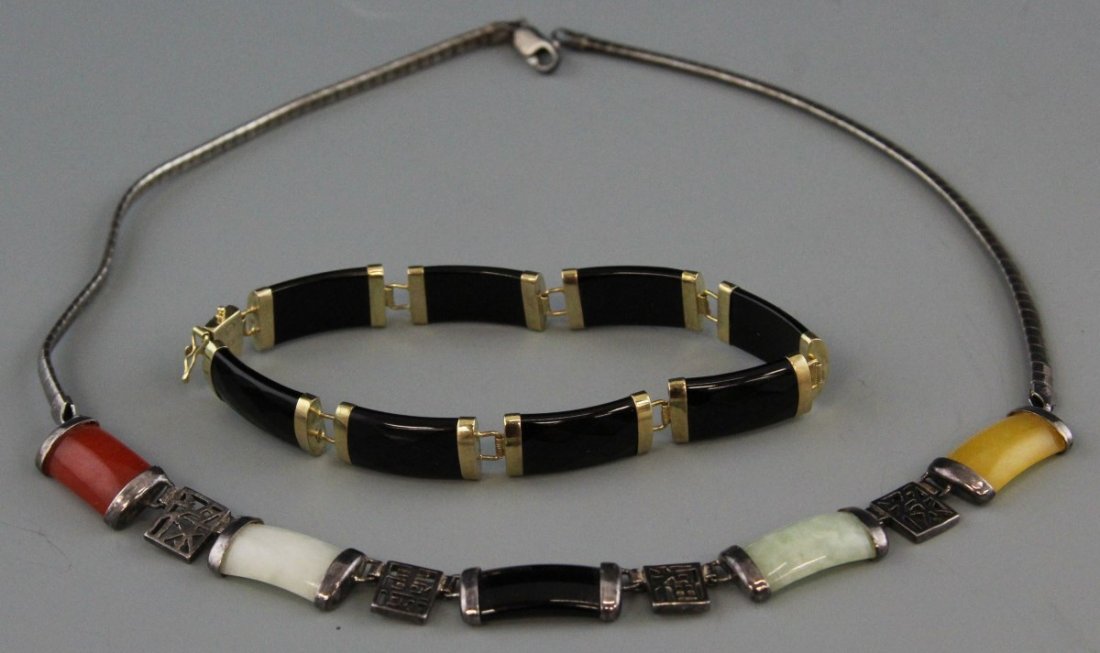 ASIAN LINK NECKLACE WITH BRACELET