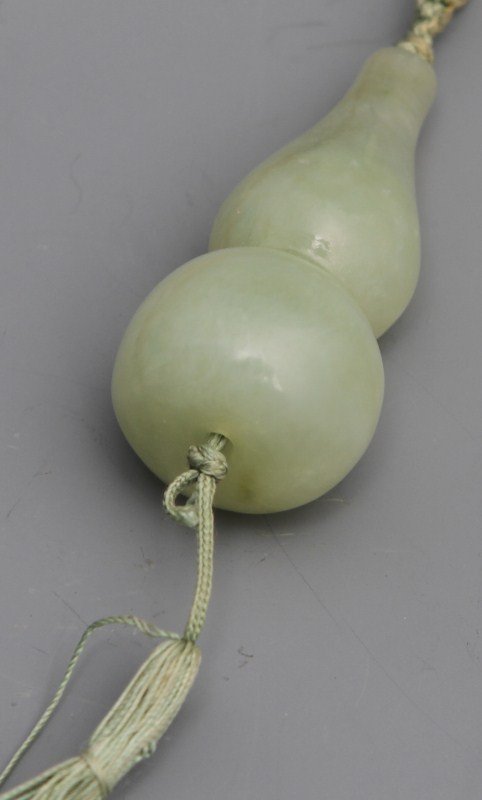 (3) ASIAN NECKLACE JADE CINNABAR - 2