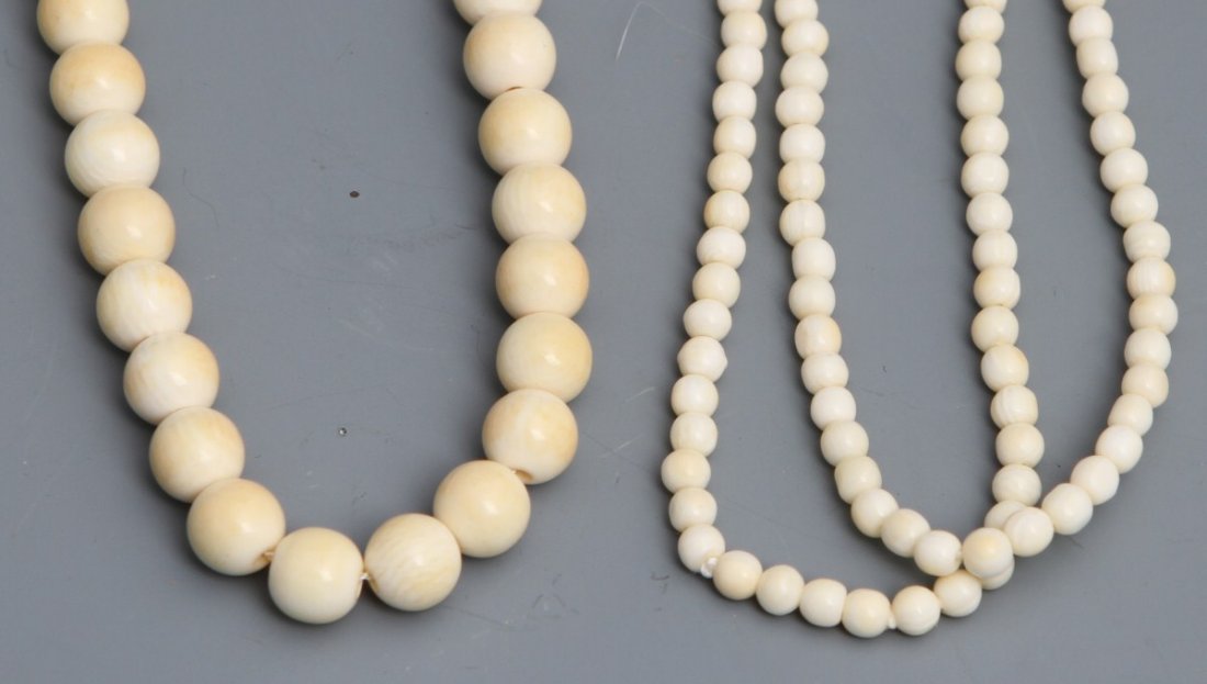 IVORY BEADED NECKLACES - 3
