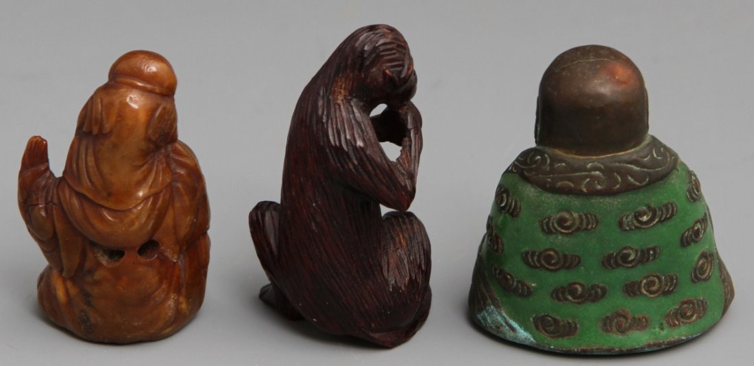 (3) ASIAN FIGURES AND NETSUKE - 2