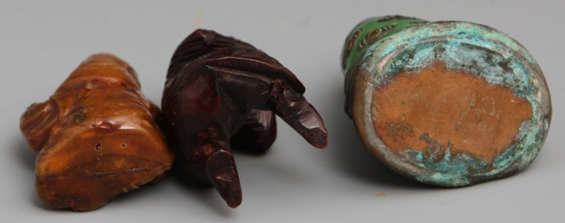 (3) ASIAN FIGURES AND NETSUKE - 3