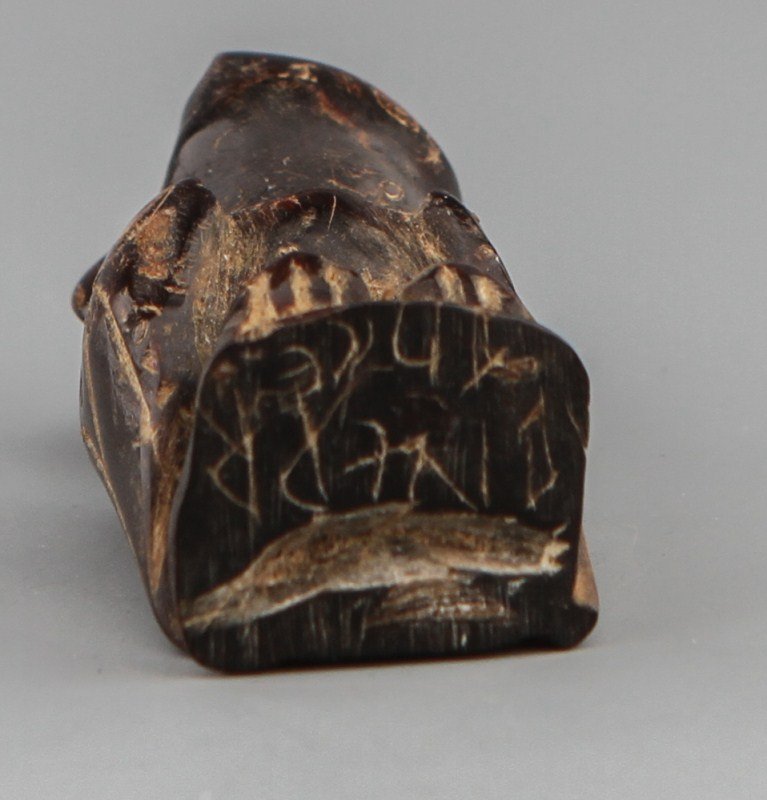JAPANESE CARVED WOODEN OWL - 3