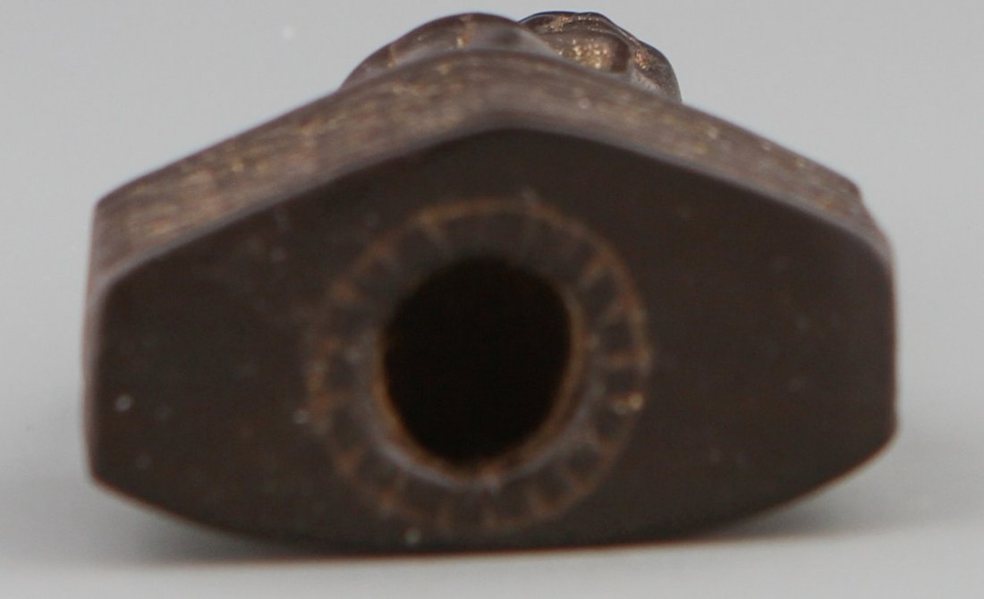 CARVED WOOD JAPANESE NETSUKE - 3