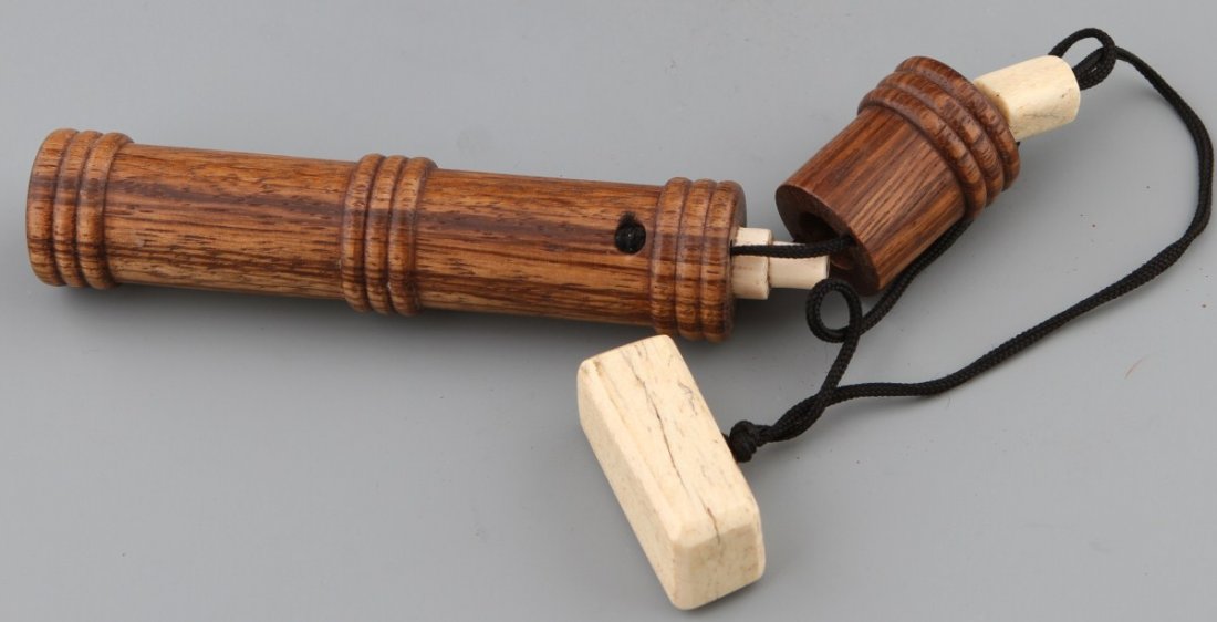 JAPANESE KISERU WITH BONE NETSUKE 19TH CENTURY - 2