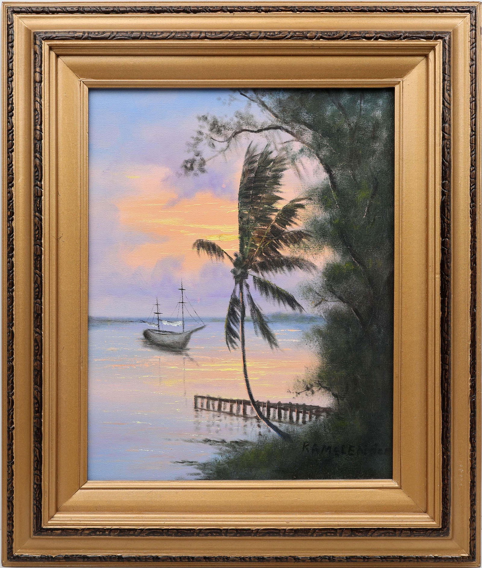R.A. MCLENDON FLORIDA HIGHWAYMEN TROPICAL SUNSET (1 of 4)