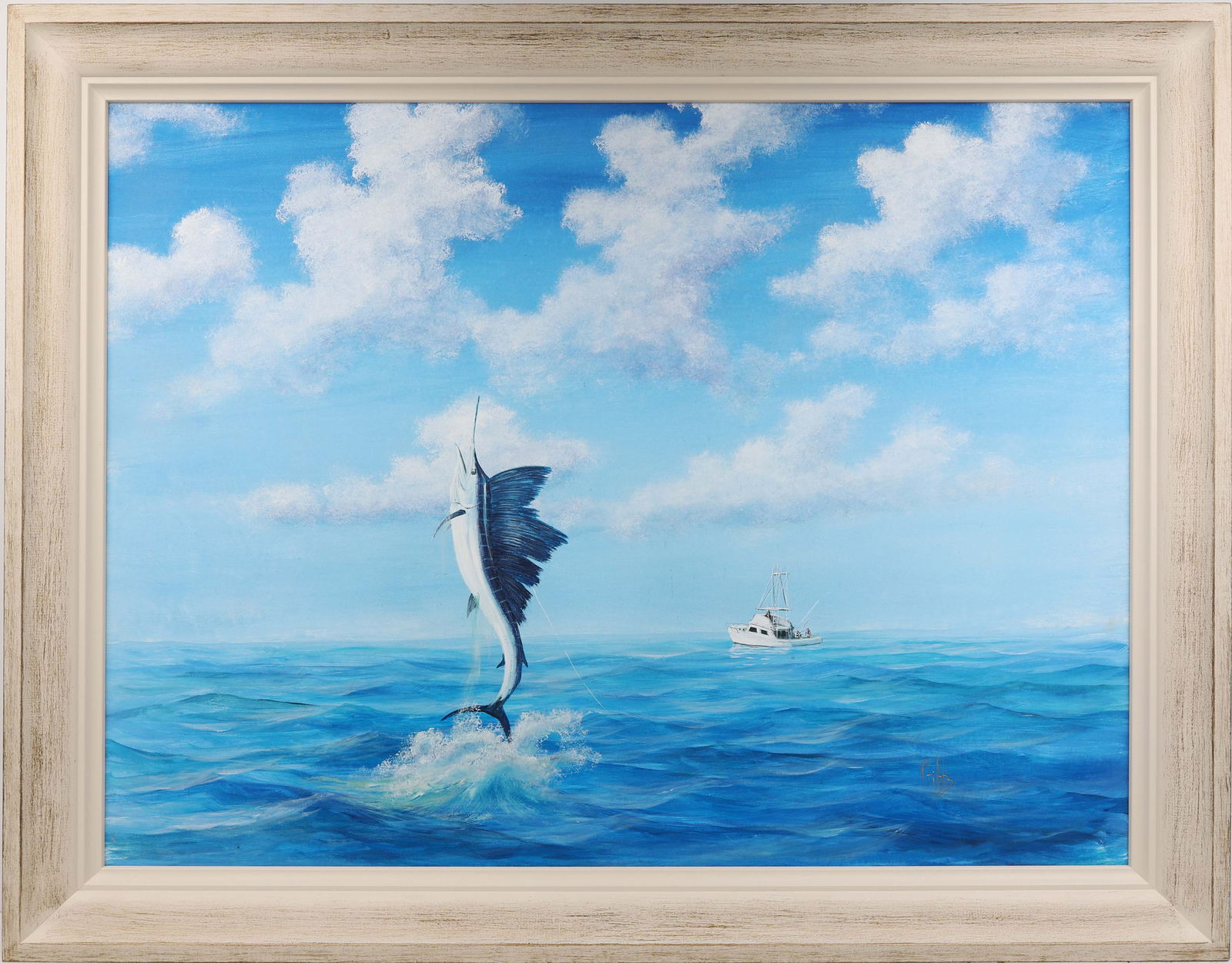 DONALD GIBBS FLORIDA ARTIST MARLIN MEMORIES (1 of 4)