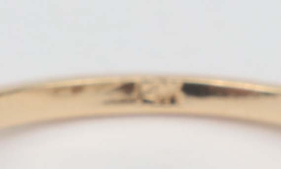 14K EMERALD & DIAMOND RING - 4