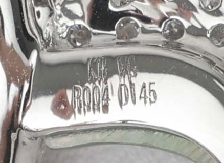 18K SWALLOW DIAMOND RUBY ONYX BROOCH - 3