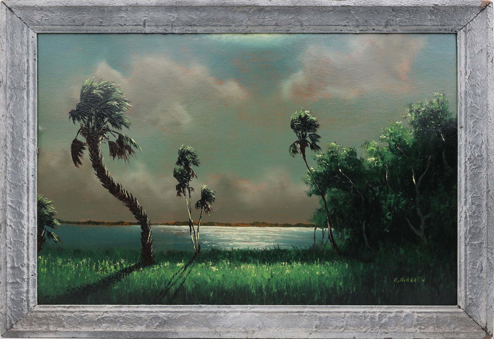 ELLIS BUCKNER FLORIDA HIGHWAYMEN SAND PAINT FRAME (1 of 4)