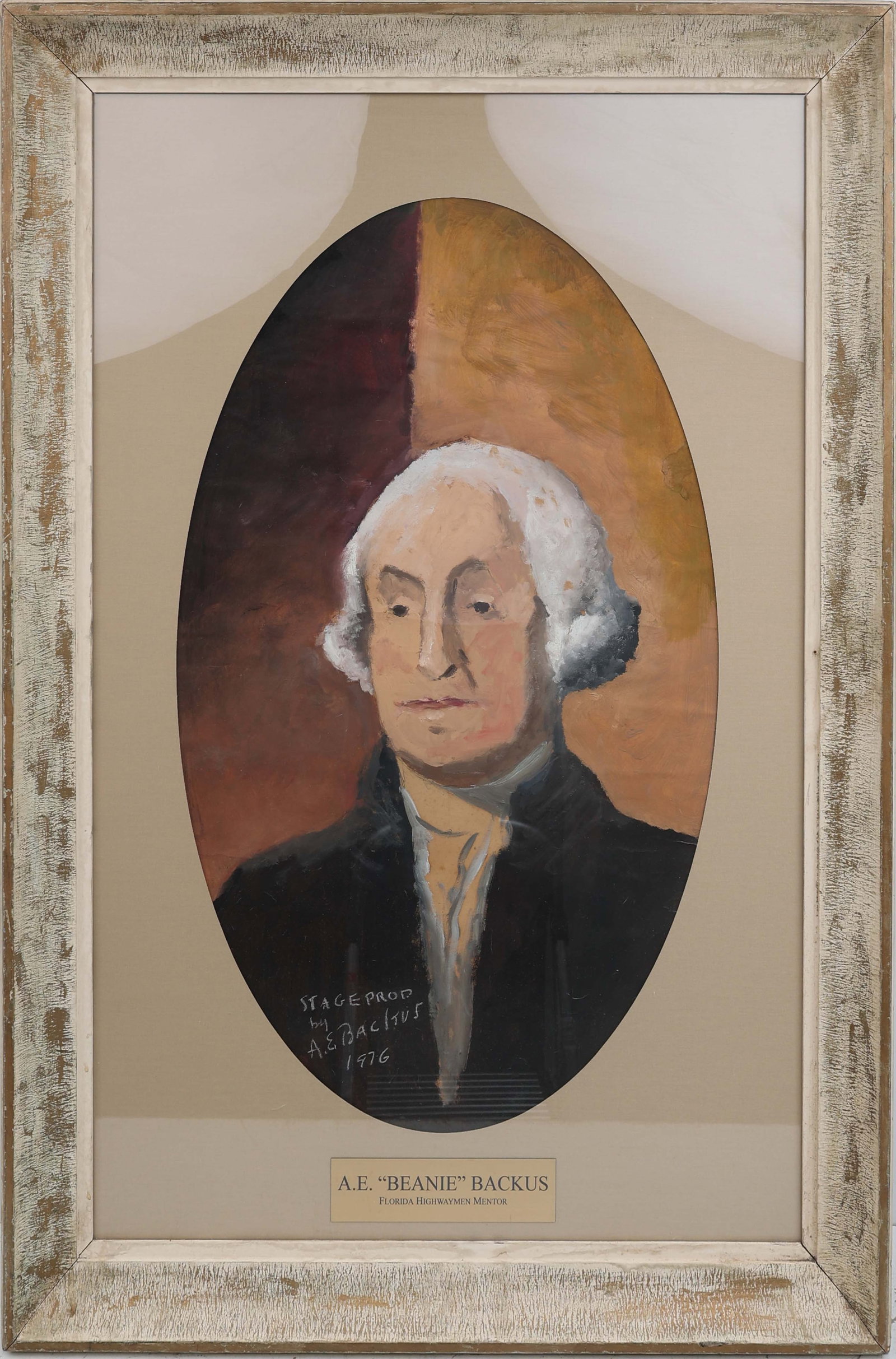 A.E. BACKUS FLORIDA ARTIST GEORGE WASHINGTON PROP (1 of 4)