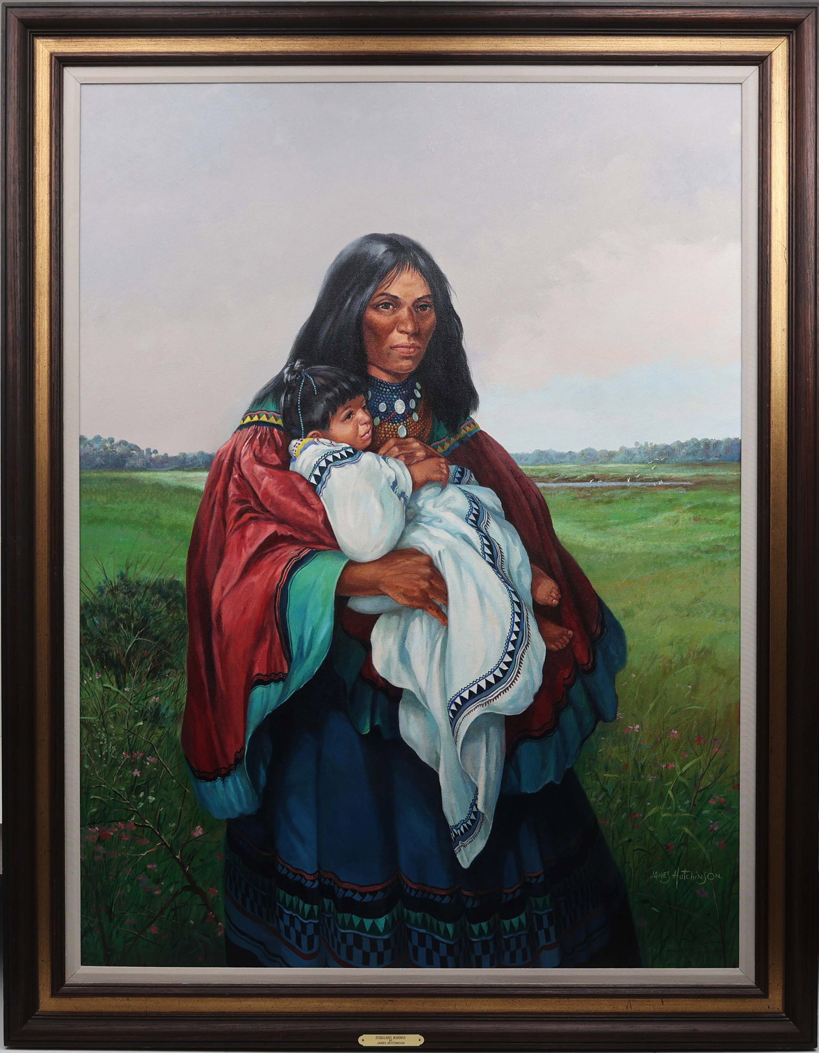 JAMES HUTCHINSON FLORIDA ARTIST EVERGLADES MADONNA (1 of 4)