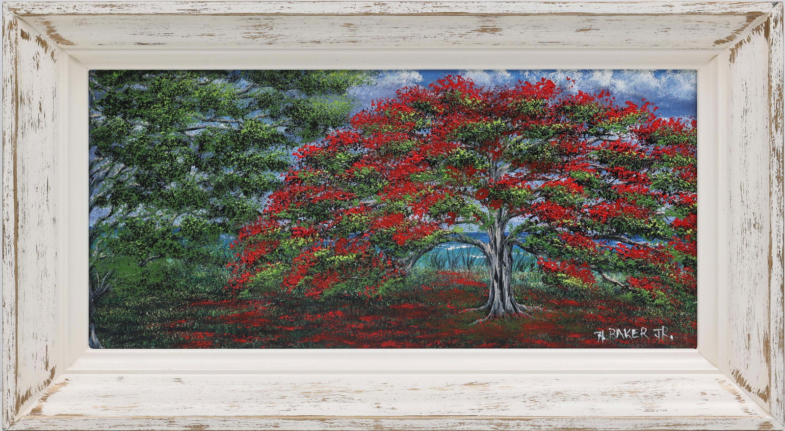 HEZEKIAH BAKER JR. FLORIDA ARTIST POINCIANA (1 of 4)