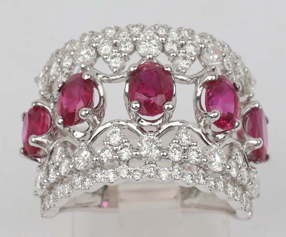 18K RUBY DIAMOND RING MICHAEL CHRISTOFF (1 of 4)