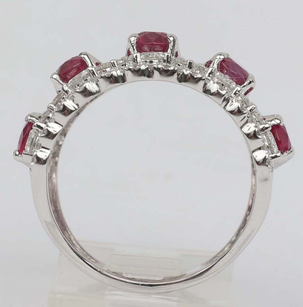 18K RUBY DIAMOND RING MICHAEL CHRISTOFF - 3