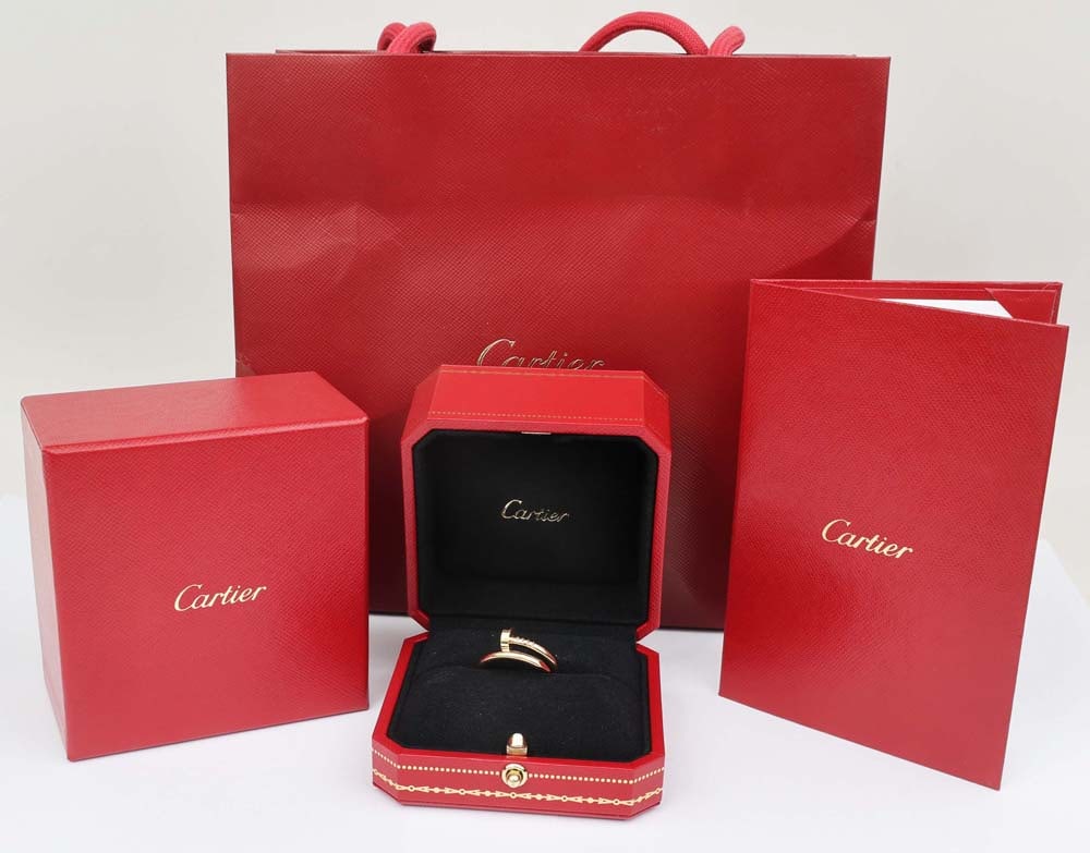18K YELLOW GOLD CARTIER JUSTE UN CLOU RING (1 of 6)