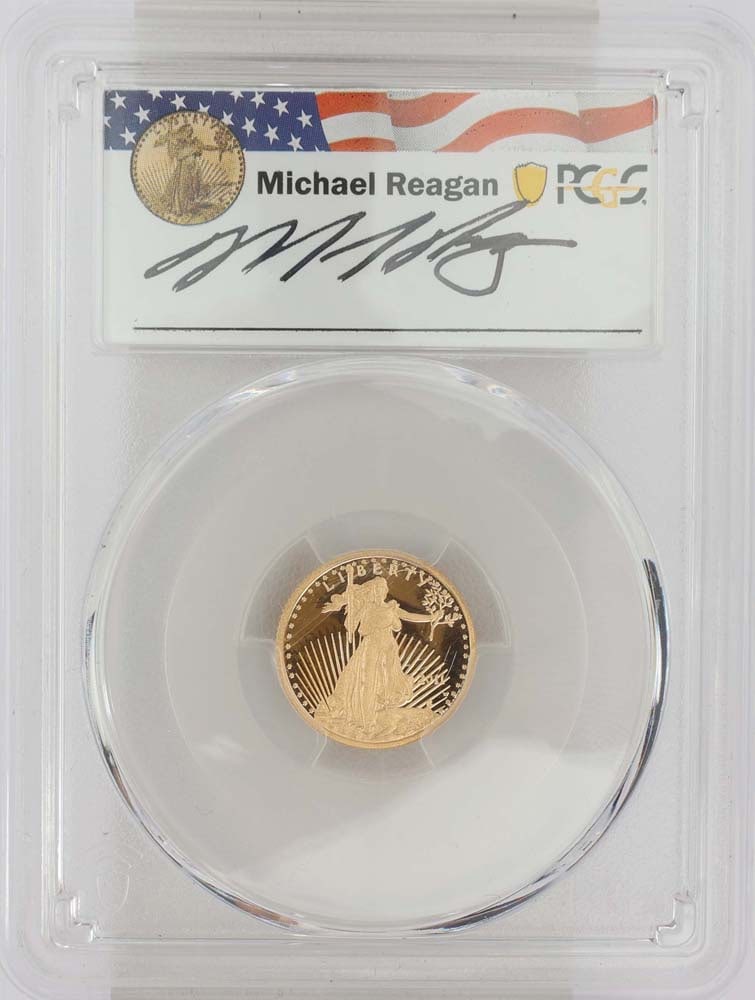 UNITED STATES 1/10th OUNCE GOLD EAGLE COIN PR 69 (1 of 2)