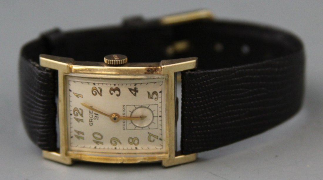GRUEN 10K GOLD FILLED VERITHIN PRECISION WATCH