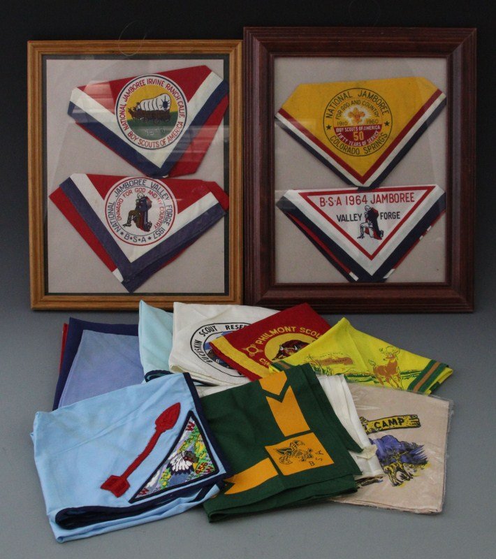 (16) LOT OF VINTAGE BOY SCOUT NECKERCHIEFS