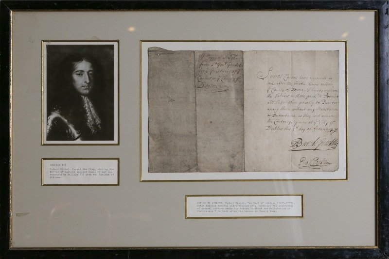 GINKEL GODERT EARL OF ATHLONE SIGNED LETTER: GINKEL GODERT EARL OF ATHLONE SIGNED LETTER Autograph Letter Signed, 1st Earl Of Athlone, (1630 - 1703) Dutch English General under William III (won the battle of Aughrim against James II). Ordering t
