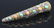 CHINESE VERMEIL CLOISONNE NAIL GUARD PIN / BROOCH