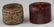 PAIR OF CHINESE CARVED STONE THUMB RINGS - 3