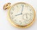 MEN'S 14K YELLOW GOLD FILLED ELGIN POCKETWATCH - 2