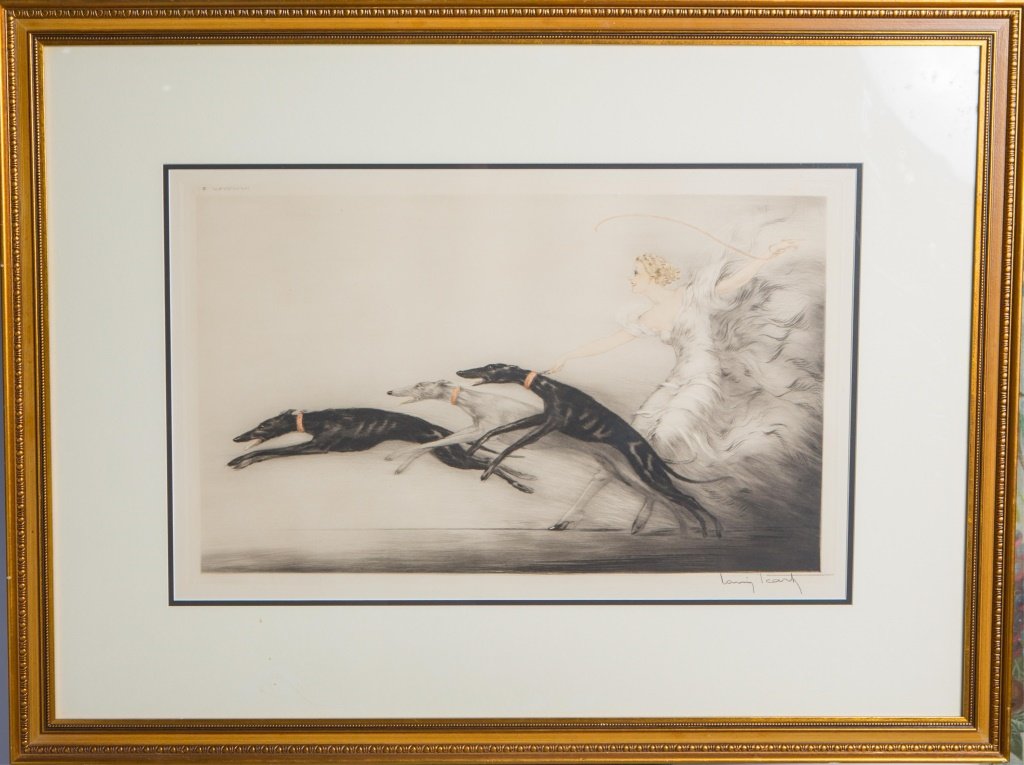 LOUIS ICART VITESSE (SPEED II) SIGNED ETCHING (1 of 4)