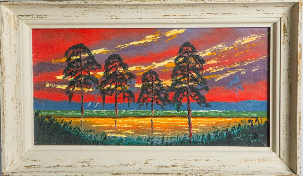 JOHN MAYNOR FLORIDA HIGHWAYMEN OIL ON BOARD (1 of 4)