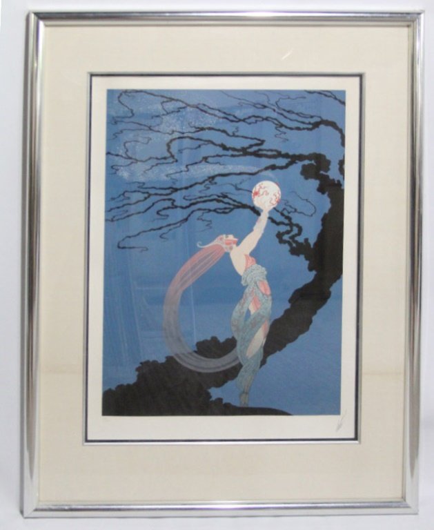 ERTE FIREFLIES SERIGRAPH SIGNED & FRAMED (1 of 7)