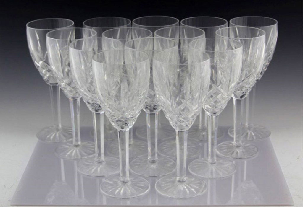 (14) WATERFORD CRYSTAL ARAGLIN GLASSES (1 of 3)