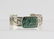 (2) NAVAJO STERLING SILVER TURQUOISE CUFFS TSO - 2