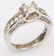 .51 CT PRINCESS CUT DIAMOND SET IN PLATINUM