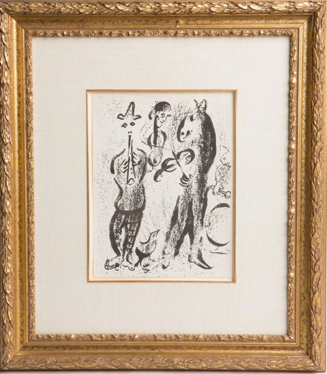 MARC CHAGALL LES SALTIMBANQUES LITHOGRAPH (1 of 4)