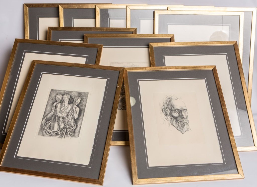 (12) MARC DAUTRY MICHELAGNIOLO SONETOS ENGRAVINGS (1 of 4)