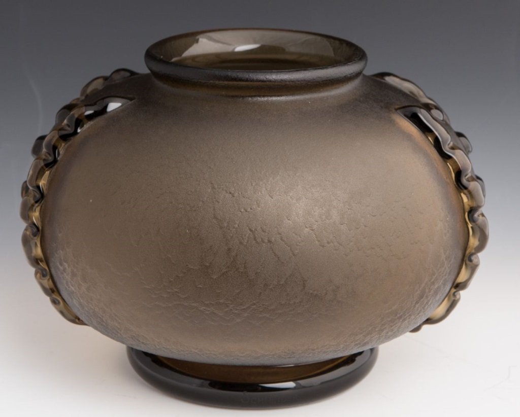 CHARLES SCHNEIDER GLASS VASE (1 of 3)