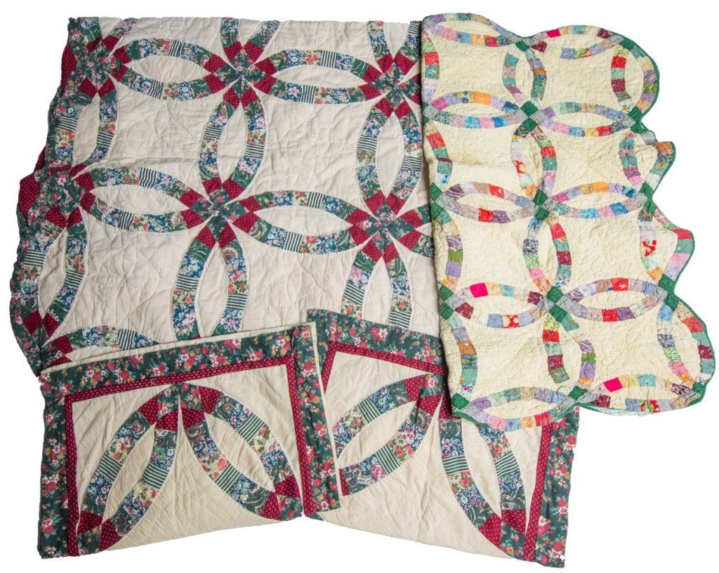 (3) HANDMADE AMERICAN QUILTED DECORATIVE PIECES (1 of 3)