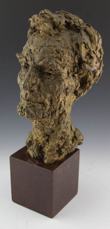 AFTER ROBERT BERKS CERAMIC LINCOLN BUST (1 of 5)