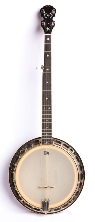 ELITE CUSTOM BURLED WALNUT BANJO (1 of 5)