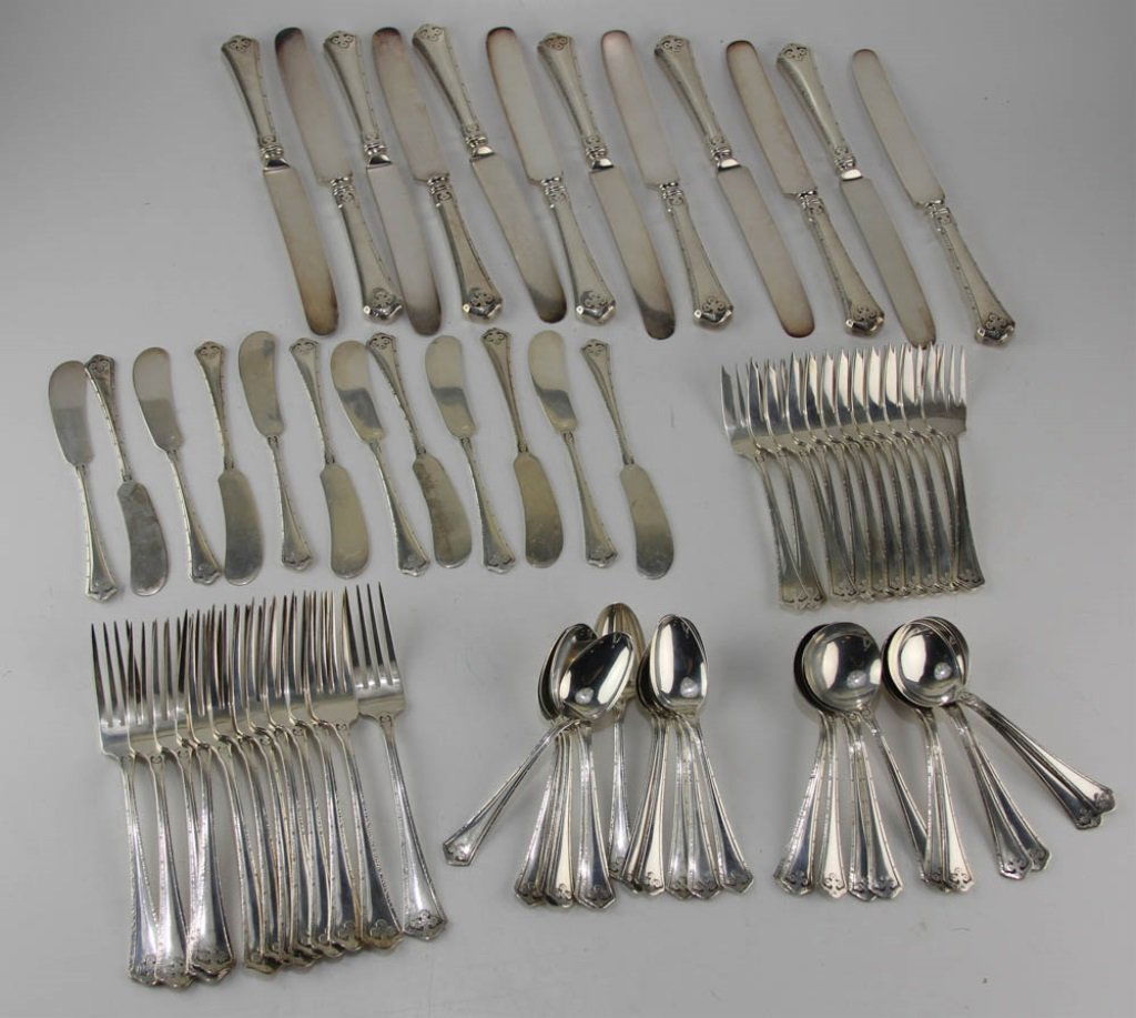 (83) PIECES OF STERLING R. WALLACE & SONS FLATWARE (1 of 10)