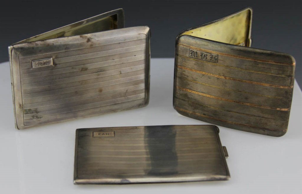 (3) STERLING CIGARETTE CASES ELGIN & TIFFANY & CO (1 of 5)