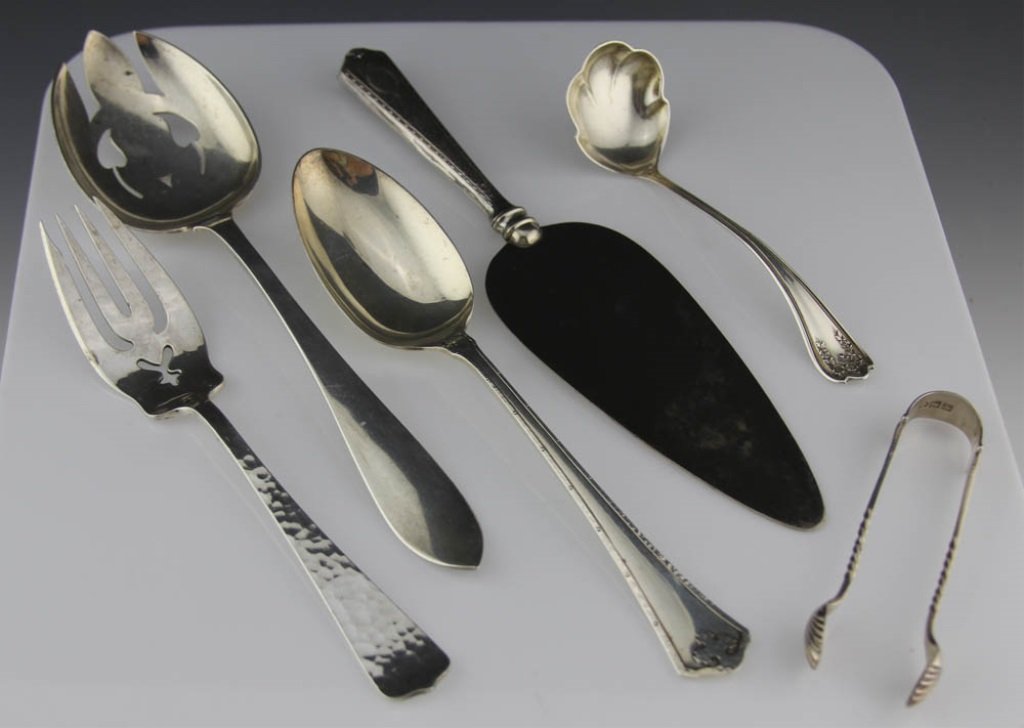 (6) STERLING SERVING PIECES (1 of 6)