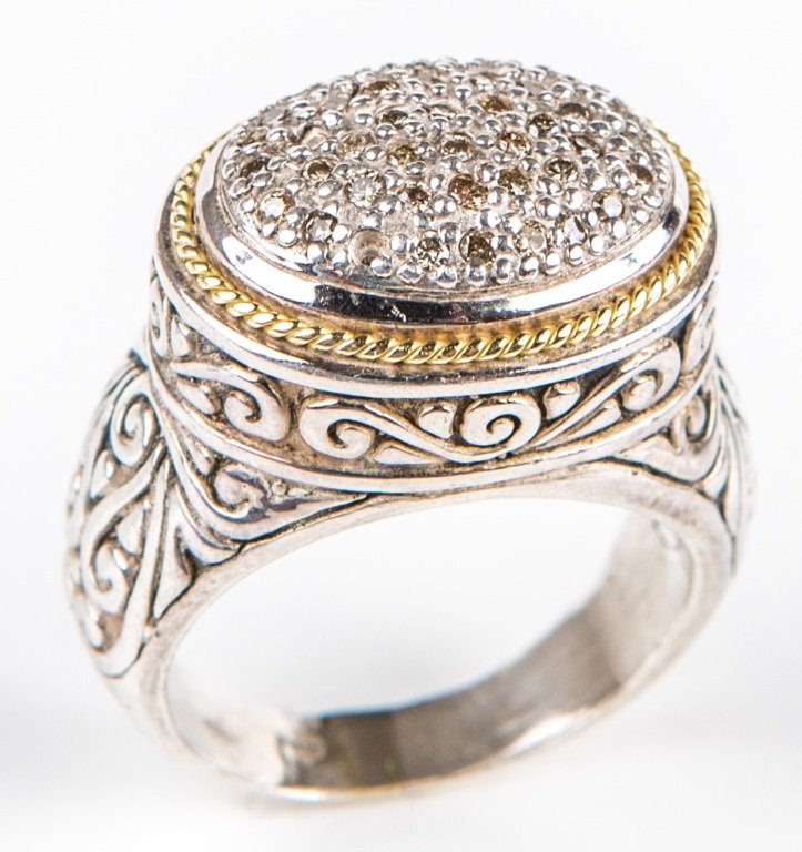 LADIES STERLING EFFY FASHION RING (1 of 4)