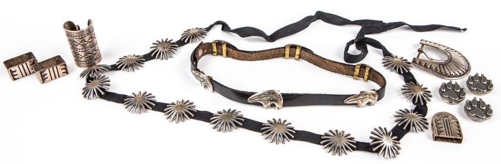 MIXED NATIVE AMERICAN SILVER & COSTUME ACCESSORIES (1 of 5)